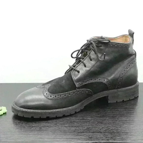 Florsheim Limited  Men's Black Leather Wingtip Boo - Picture 4 of 12